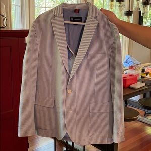 Men’s Cremieux seersucker suit